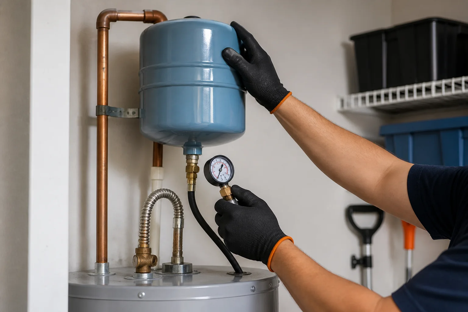 Residential water heater inspection