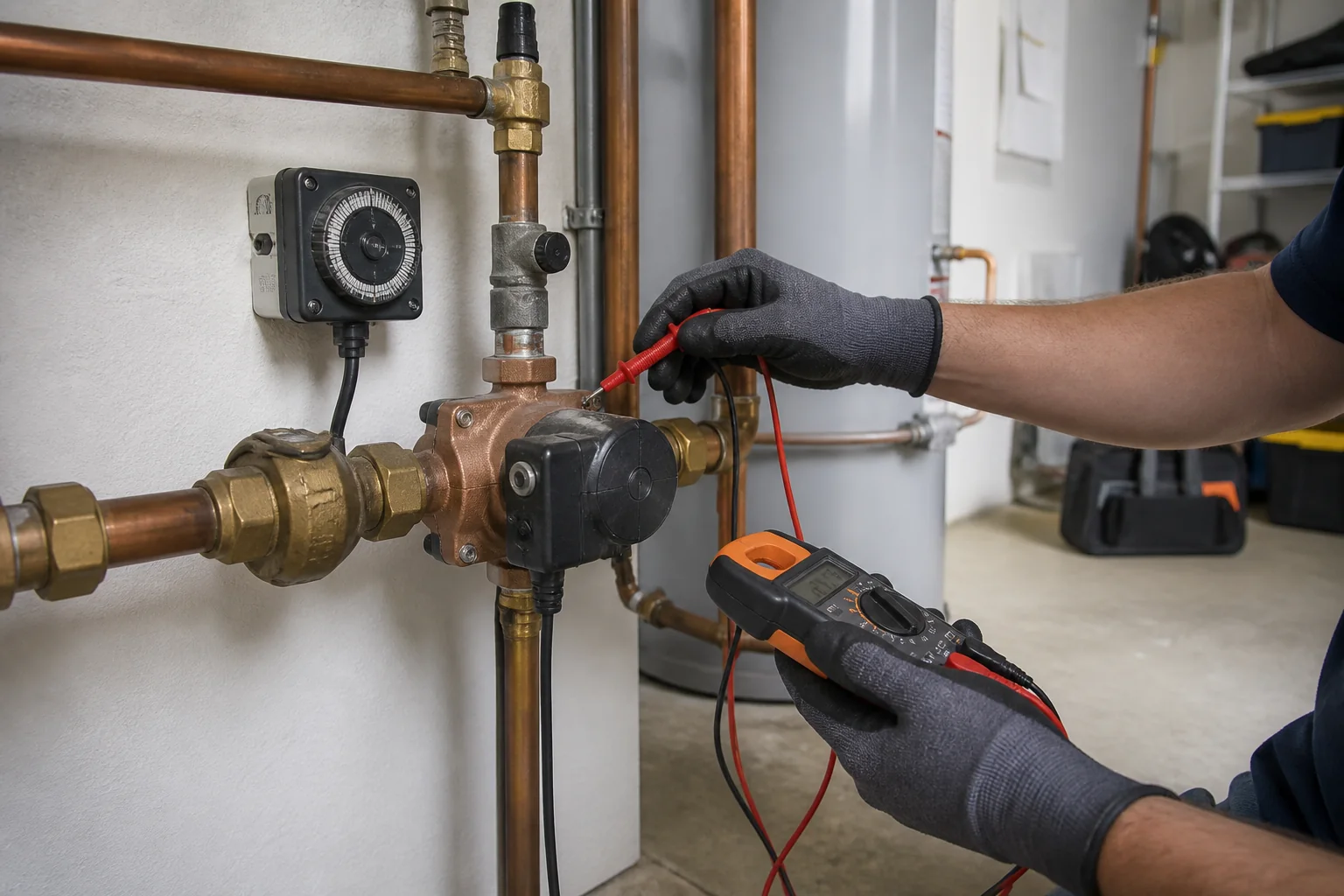 Residential water heater inspection
