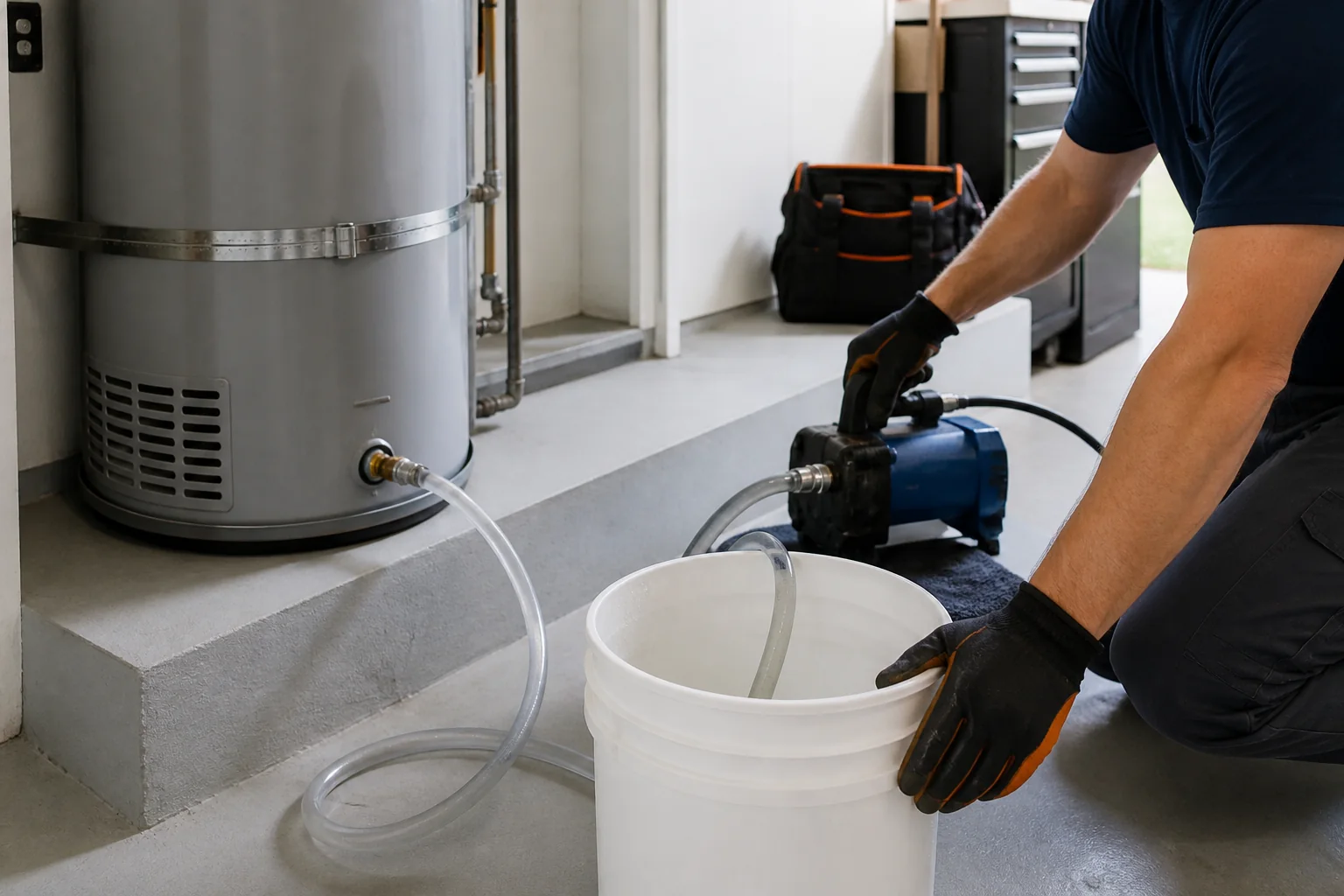 Residential water heater inspection